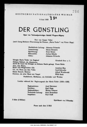 Der Günstling