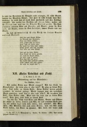 Moses Uebelthat und Flucht : 2. B. Mose 2, 11-25 ; (Behandlung auf der Mittelstufe)