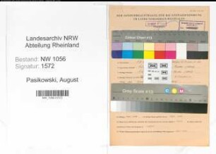 Entnazifizierung August Pasikowski , geb. 13.09.1909 (Angestellter)