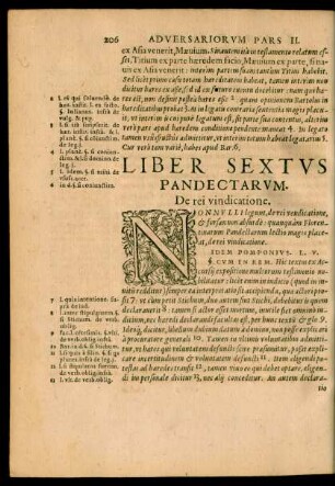 Liber Sextus Pandectarum.