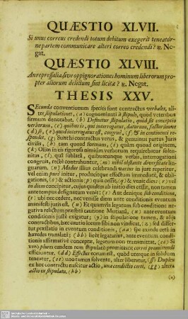 Thesis XXV