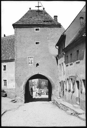 Geithain. Alter Stadtmauerturm