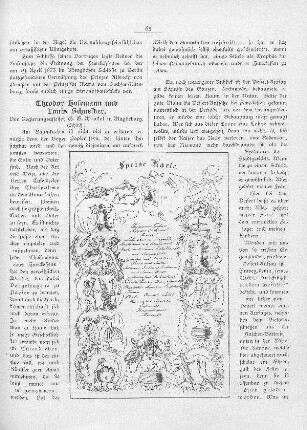 Speisekarte von Theodor Hosemann