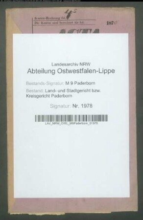 Erblasser: Doeren, Gertrud:
