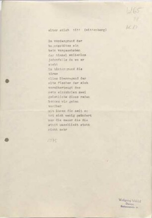 [W65]: alter Stich 1611 (wittenberg)