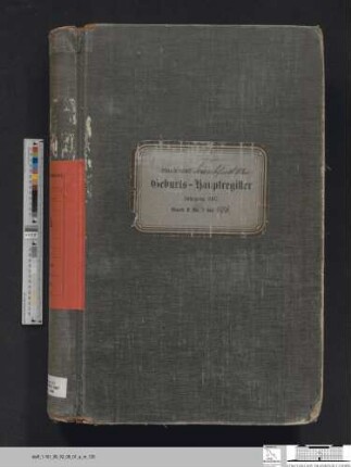 Geburtsregister Stadt Frankfurt (Oder) 1907, Urkunde 1-496