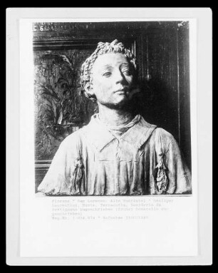 Büste des heiligen Laurentius