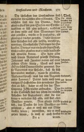 375-381, Die Ursachen des Unglaubens sind entweder ...