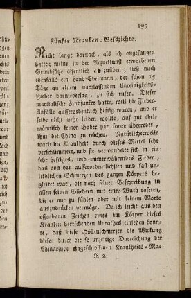 Fünfte Kranken-Geschichte.