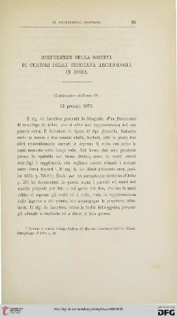 3.Ser.5.1880: Conferenze della società di cultori della cristiana archeologia in Roma, [6]
