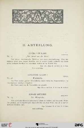 II. Abteilung (Nr. 27-40)