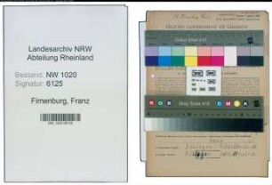 Entnazifizierung Franz Firnenburg , geb. 28.09.1900 (Fabrikant)