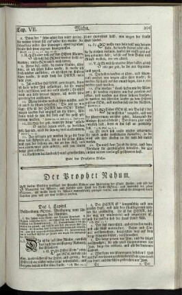 Der Prophet Nahum. - Der Prophet Malachias.