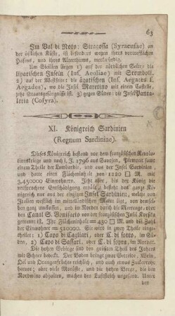 XI. Königreich Sardinien