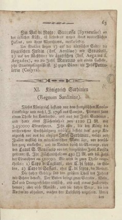 XI. Königreich Sardinien
