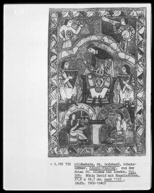 Albani-Psalter, aus der Abtei St. Albans bei London