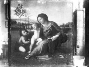 Maria mit dem Christuskind und Johannes d. Täufer