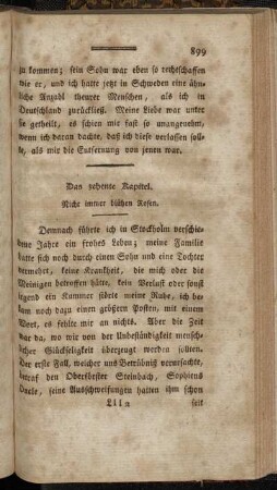 Das zehente Kapitel. Nicht immer blühen Rosen.
