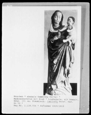 Madonnenstatue mit Kind