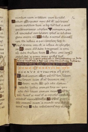 Spaltleisteninitiale I (Ps 85)