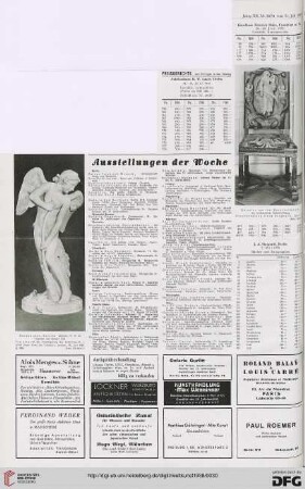 Nr. 30/31 (31. Juli 1938), S. 4: Preisberichte