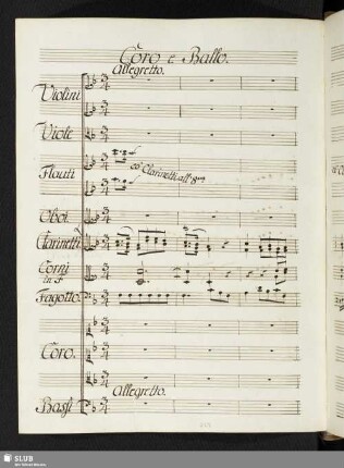 Coro e Ballo: Giovine avventuroso