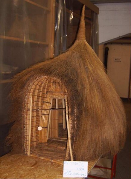 Model of a hut