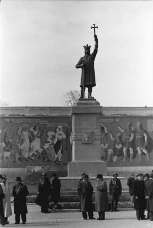 Chisinau: Denkmal Stefan Cel Mare