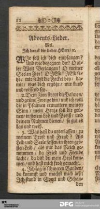 Advents-Lieder.