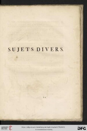 Sujets divers