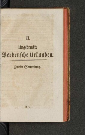 II. Ungedruckte Verdensche Urkunden. Zweite Sammlung.