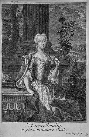 Maria Amalia, Königin von Sizilien