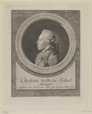 Bildnis des Christian Wilhelm Scheel