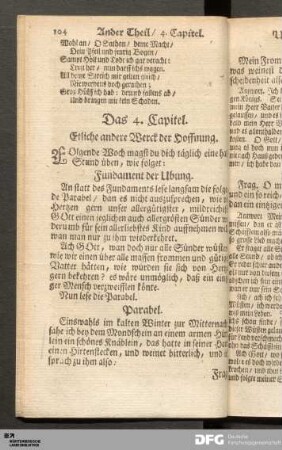 Das 4. Capitel. Etliche andere Werck der Hoffnung.