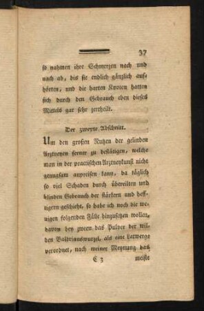 37-54, Der zweyte Abschnitt