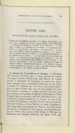 Chapitre XXIII. Expédition de Darius contre les Scythes