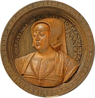Spielstein mit dem Porträt von Louise von Savoyen, um 1530