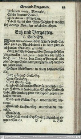 Ertz und Bergarten.