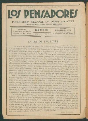 La ley de las leyes