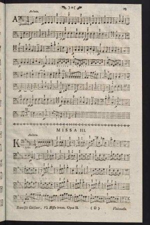 13-21, Missa III.