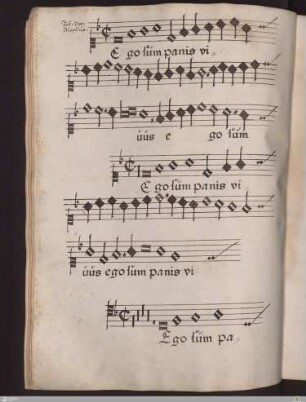 Joannes Petrus Aloysius : Ego sum panis vivus