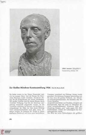 49: Zur großen Münchner Kunstausstellung 1934