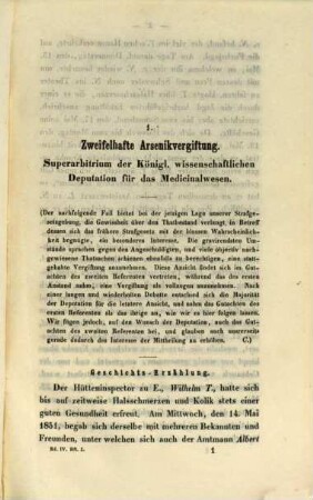Vierteljahrsschrift für gerichtliche und öffentliche Medicin. 4. 1853