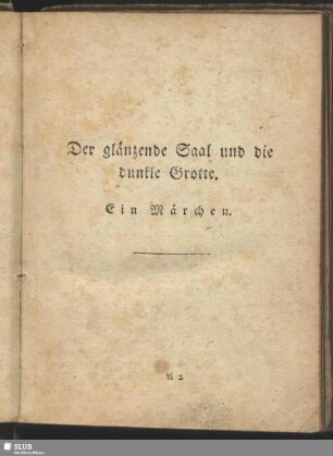 [Prosaische Aufsätze]