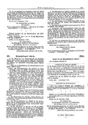 Winterhilfswerk 1939/40 : [Allgemeine Verwaltungssachen] ; [Für das Reich] ; [Amtliche Erlasse] ; [Amtlicher Teil]