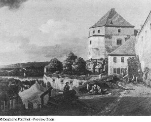 Pirna vom Sonnenstein gesehen