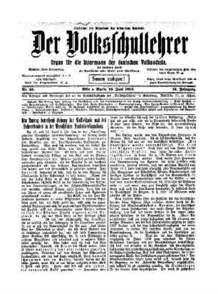 Ein Antrag betreffend Hebung der Volksschule und des Lehrerstandes in der Preußischen Landesversammlung