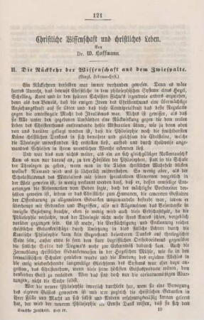 121-132 Christliche Wissenschaft und christliches Leben : Schluß