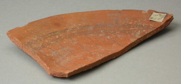 Fragment of a clay plate