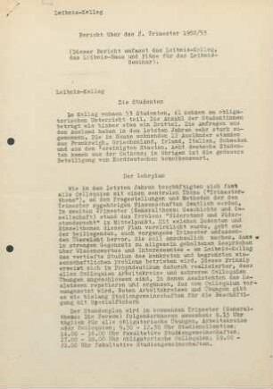 2. Trimester 1952/53